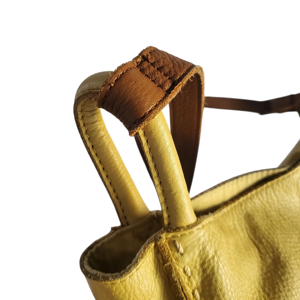 THE SAK Los Feliz Buttercup Pebbled Leather Crossbody|Shoulder Tote| Bag Purse - Picture 6 of 16